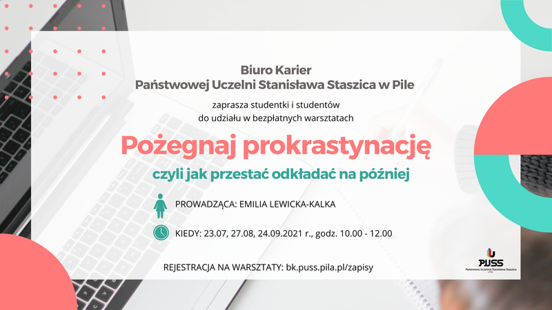 Pożegnaj Prokrastynację Czyli Jak Przestać Odkładać Na Później Aktualności Akademia Nauk 1690